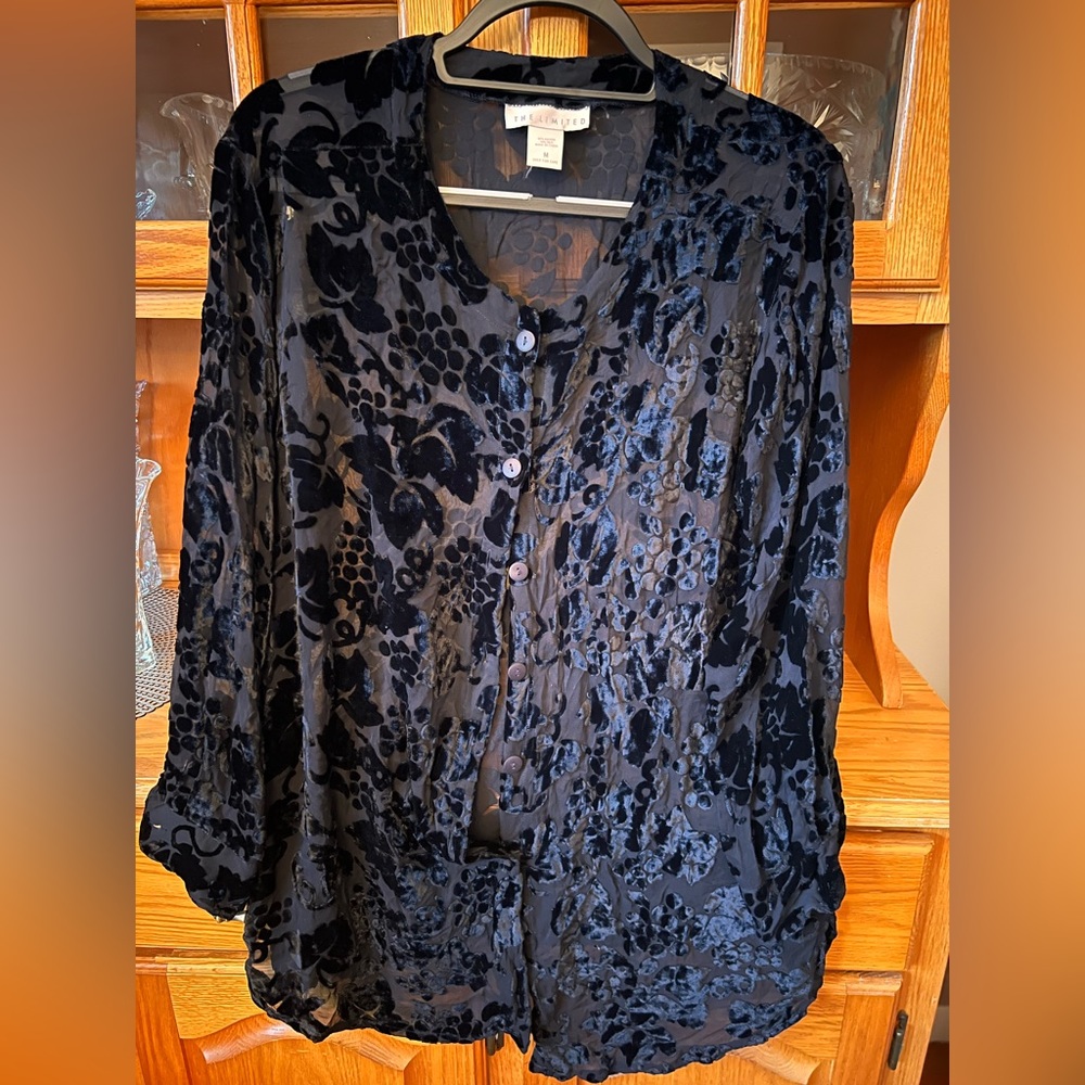 Velvet Flower Blouse